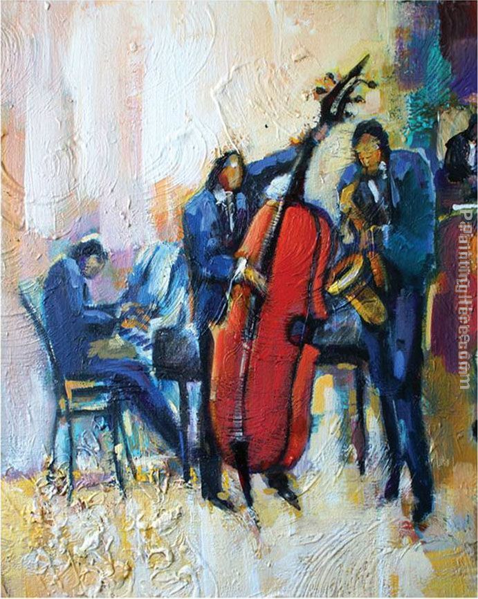 The Passion of Music painting - Maya Green The Passion of Music art painting